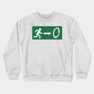 Portal Gaming Emergency Exit Crewneck Sweatshirt